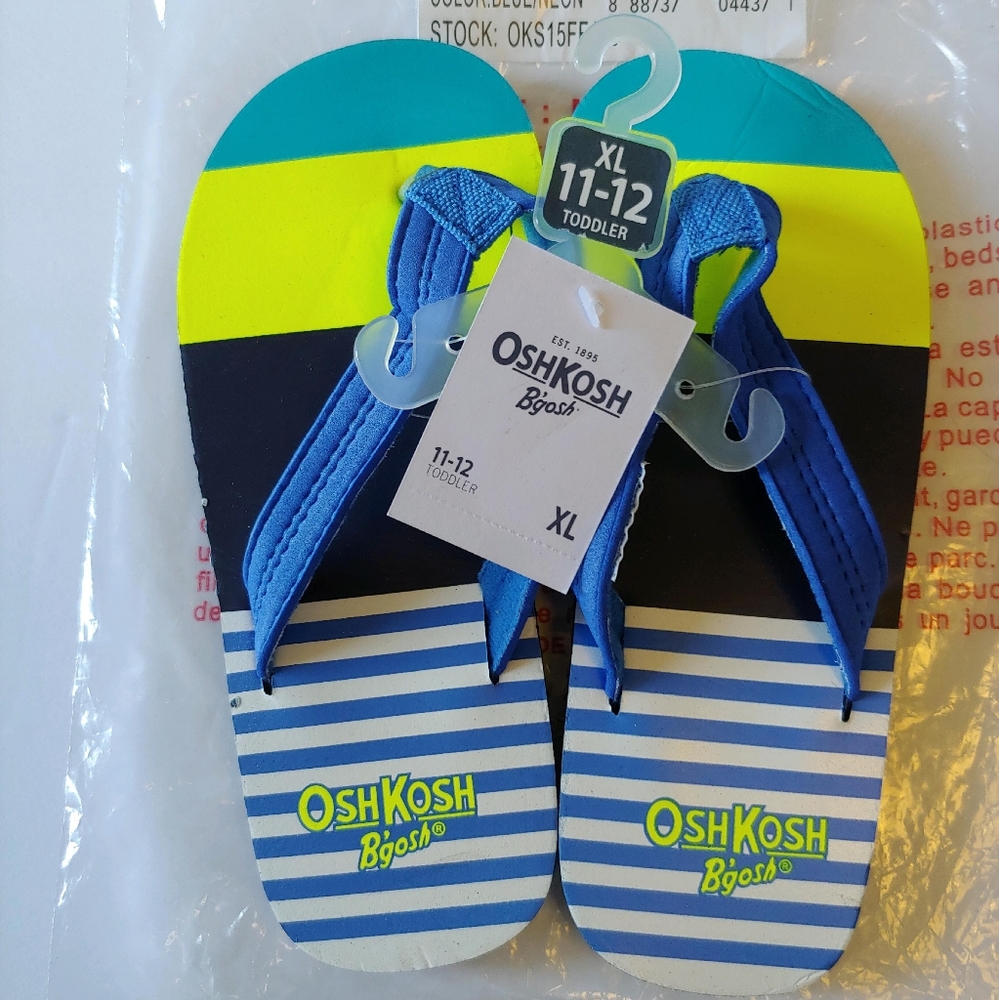 Osh Kosh flip flops (3 for $12)